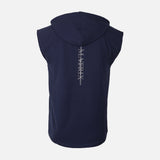 Mens Gym Vest With Hood