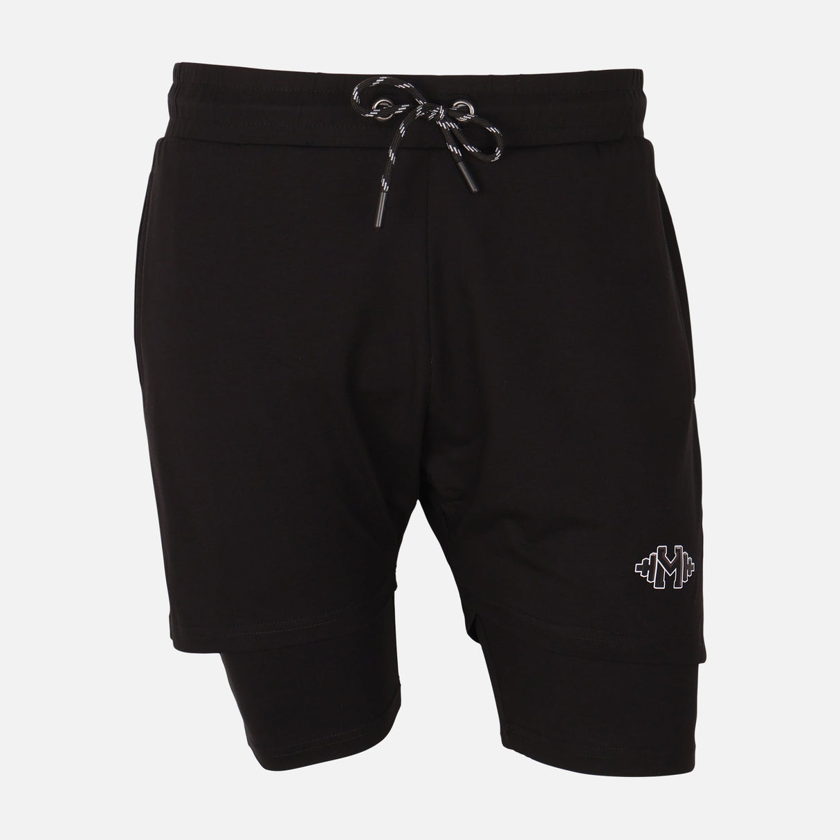 Mens Double Layer Gym Short