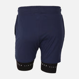Mens Double Layer Gym Short