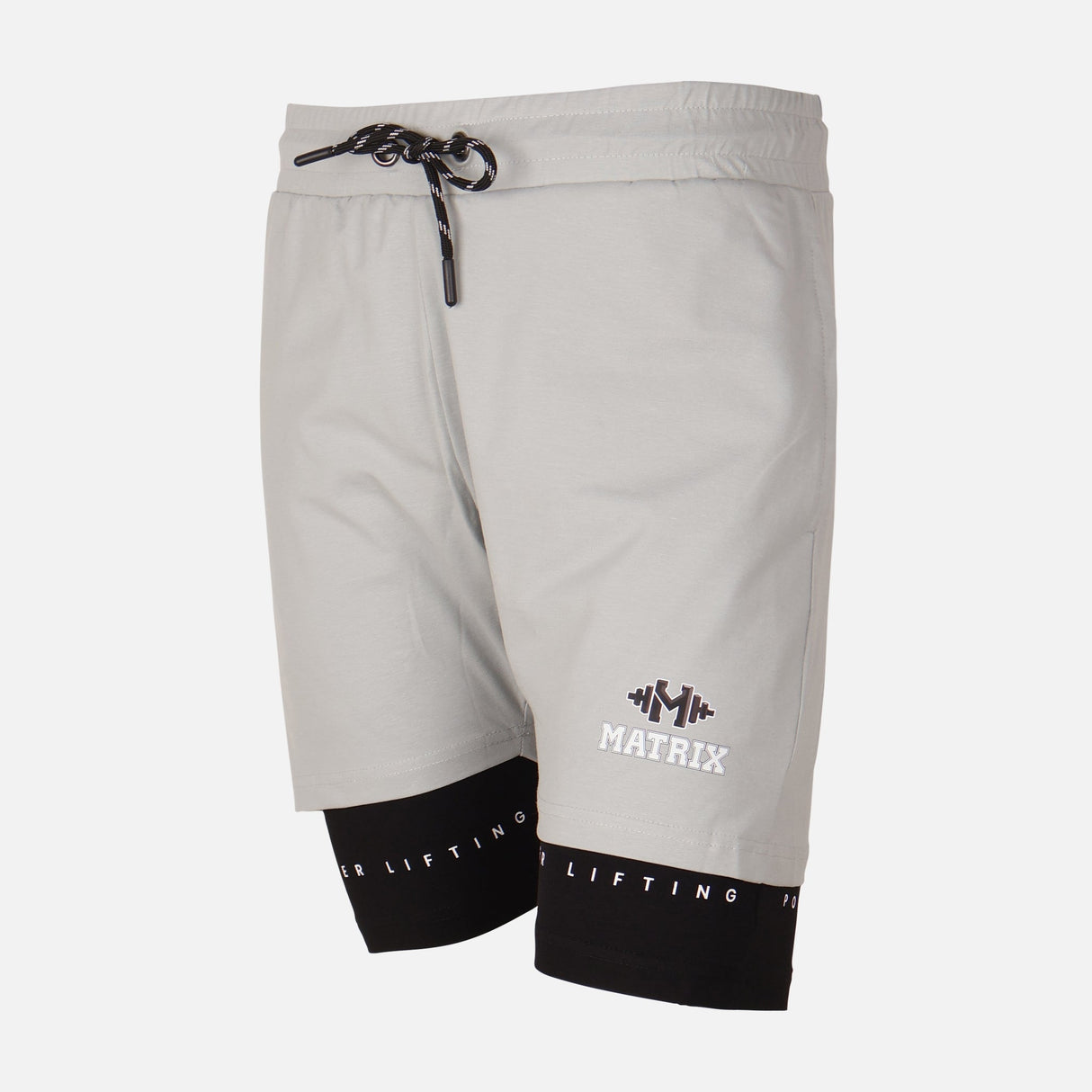 Mens Double Layer Gym Short