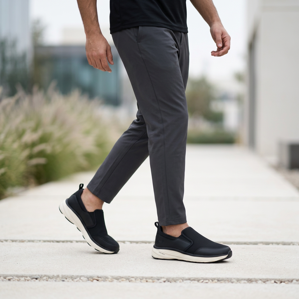 Men Slip-On Mesh Sports Shoes