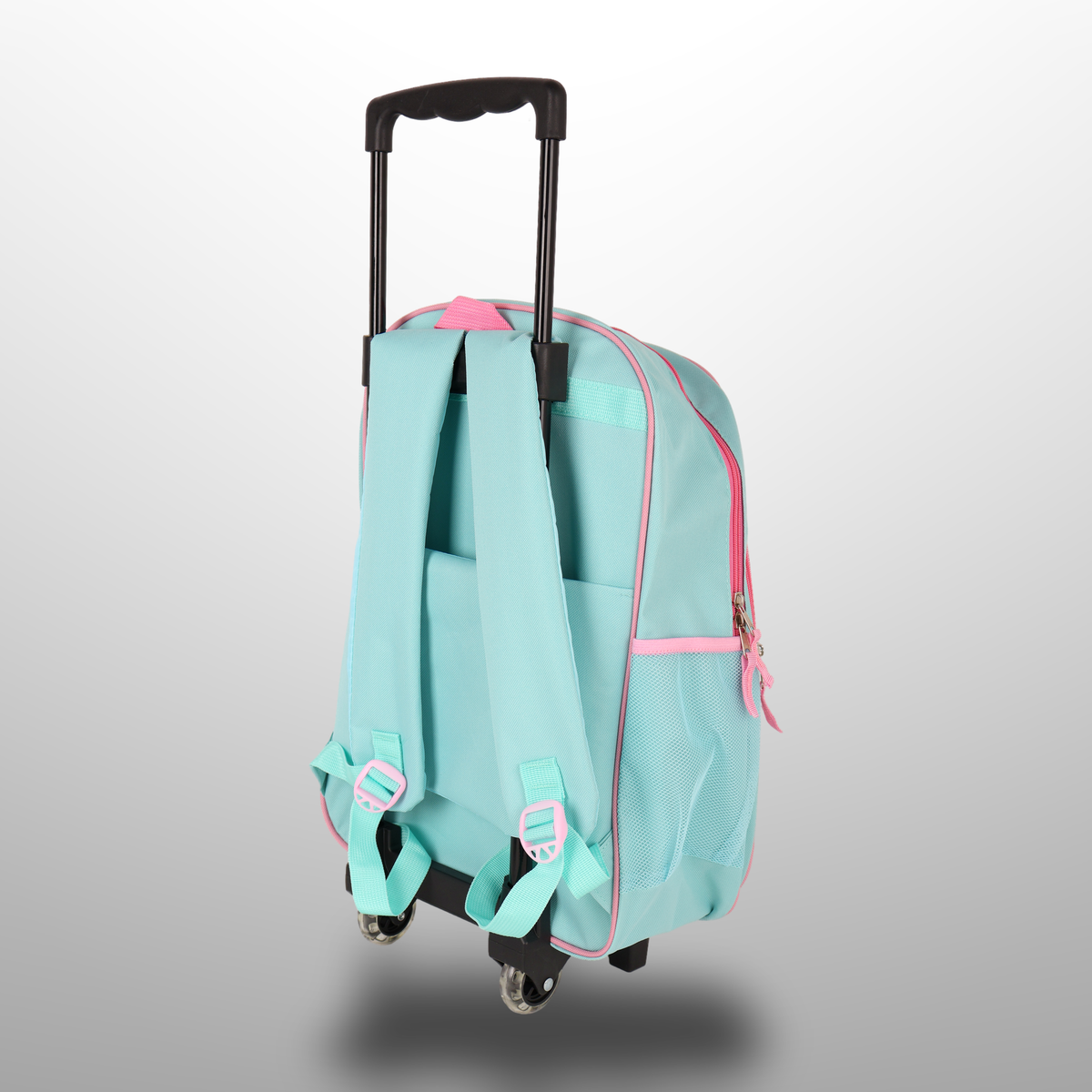 5 In 1 School Trolley Bag Set 18 Inches For Girls