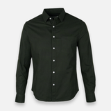 Men Basic Oxford Shirt Long Sleeve Spandex
