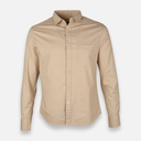 Men Basic Oxford Shirt Long Sleeve Spandex