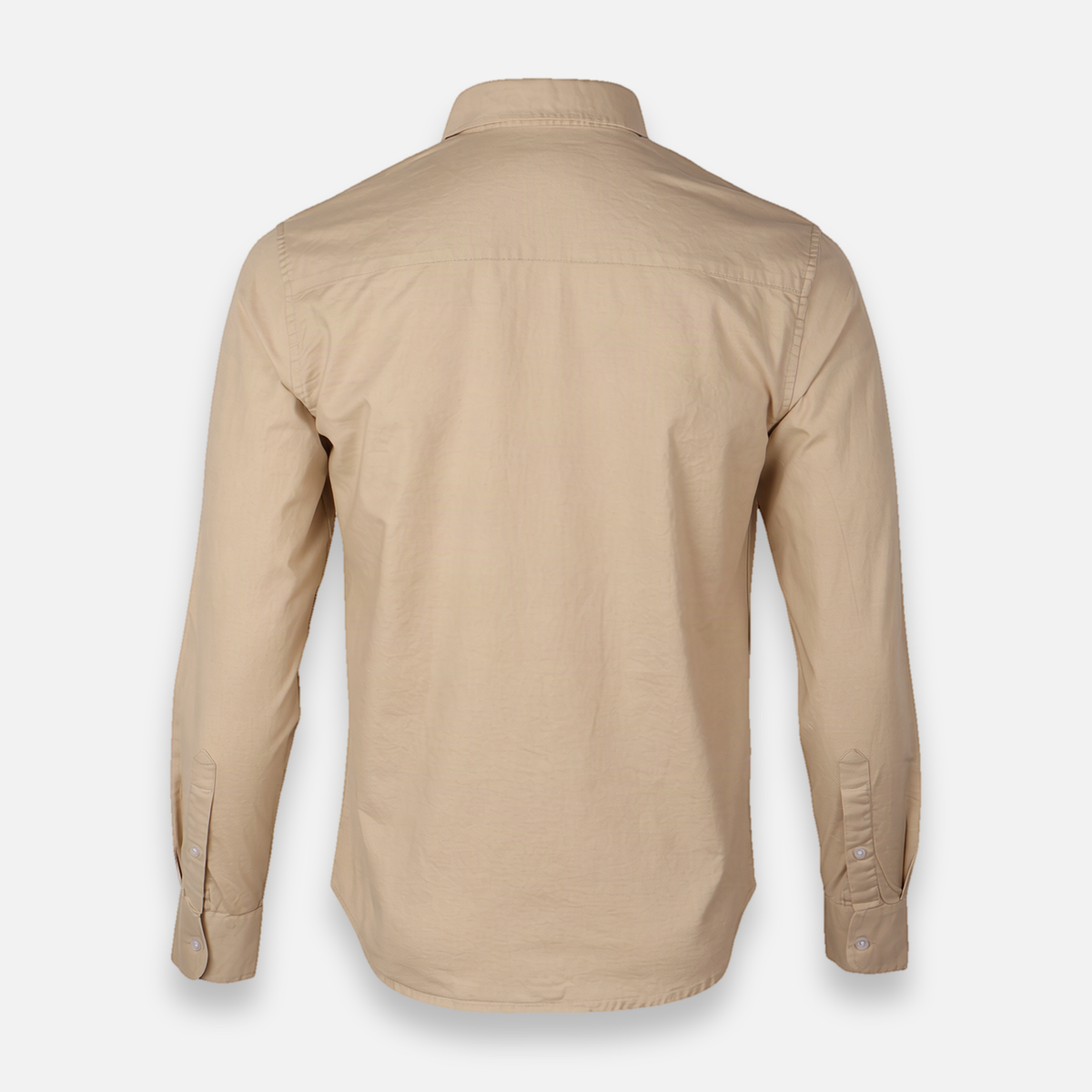 Men Basic Oxford Shirt Long Sleeve Spandex