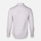 Men Basic Oxford Shirt Long Sleeve Spandex