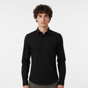 Men Basic Oxford Shirt Long Sleeve Spandex