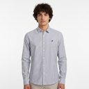 Men Oxford Stripe Shirt Long Sleeve