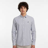 Men Oxford Stripe Shirt Long Sleeve