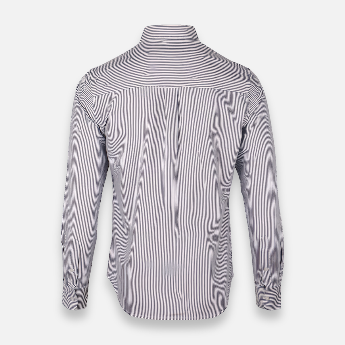 Men Oxford Stripe Shirt Long Sleeve