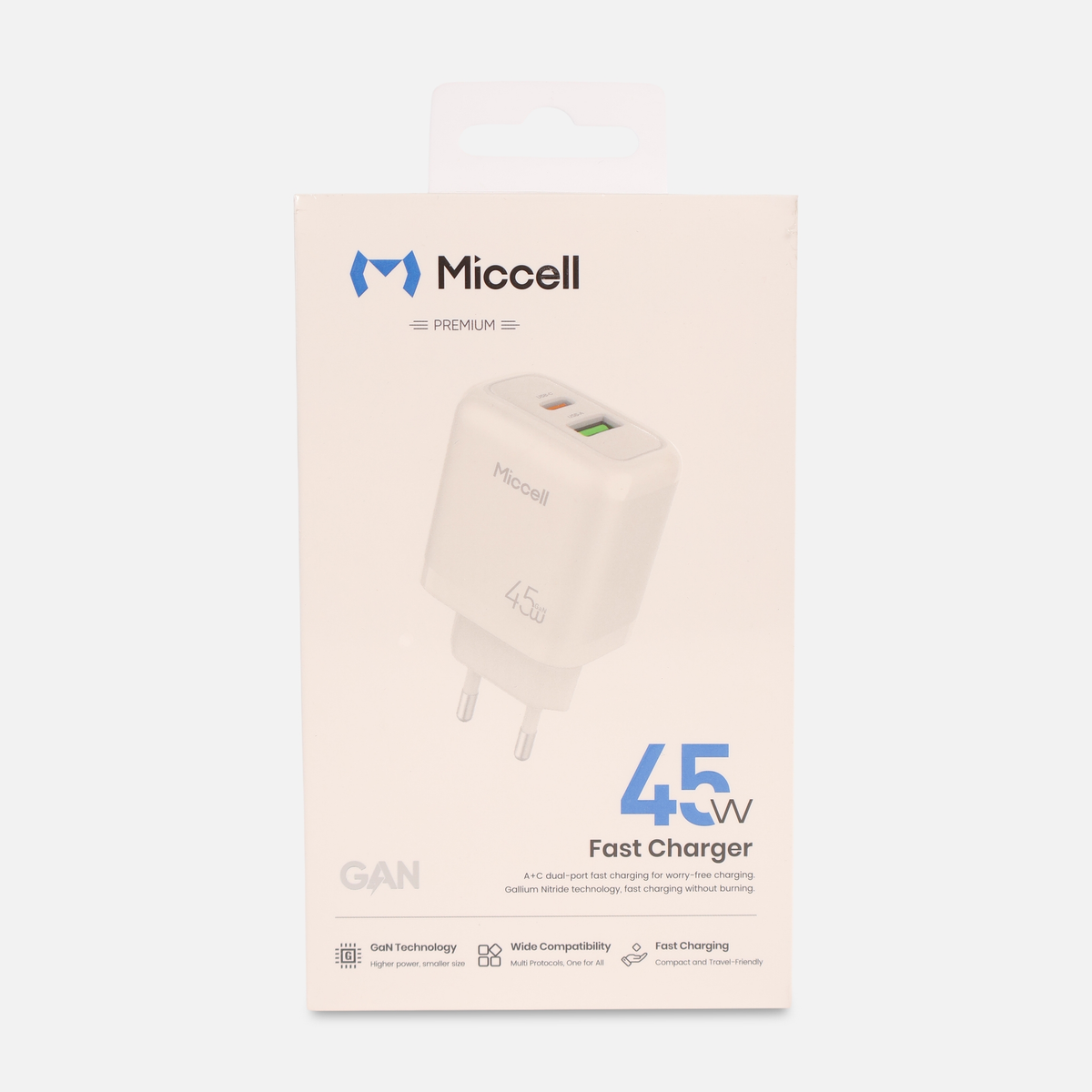45W GaN Dual Port Wall Charger