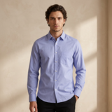 Men Basic Oxford Shirt Long Sleeve