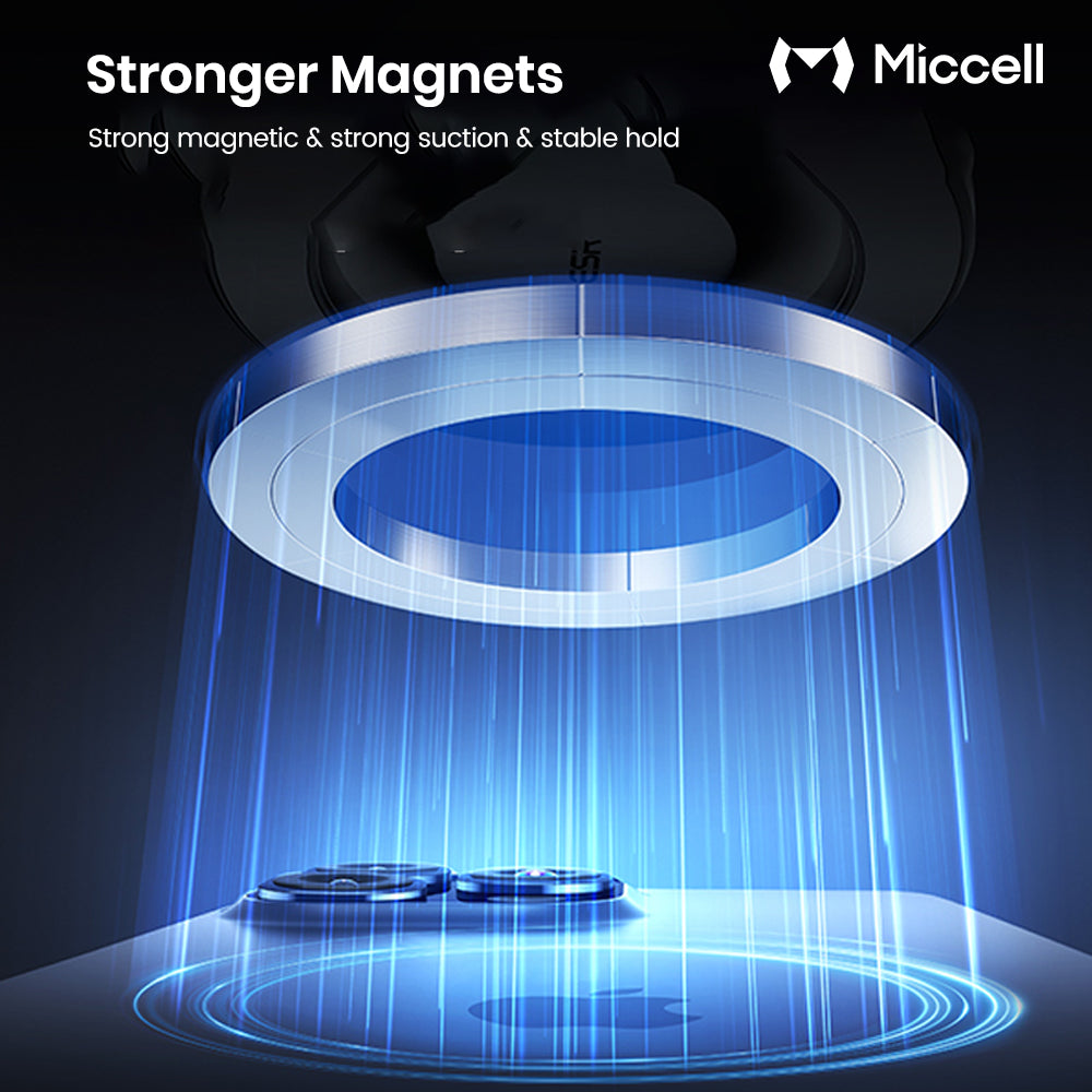 MagSafe Magnetic Car Phone Mount – Suction Cup, 360° Rotation