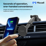 MagSafe Magnetic Car Phone Mount – Suction Cup, 360° Rotation