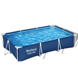 Rectangular Frame Swimming Pool Set 3.00 x 2.01 m 66 cm