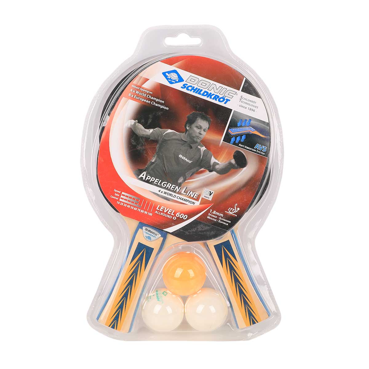 Table Tennis Bat 2 Pieces Set