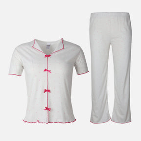 Ladies Pajama 2 Pieces Set