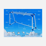 Outdoor Play Steel Hand Ball Post 10 Fit One Piece