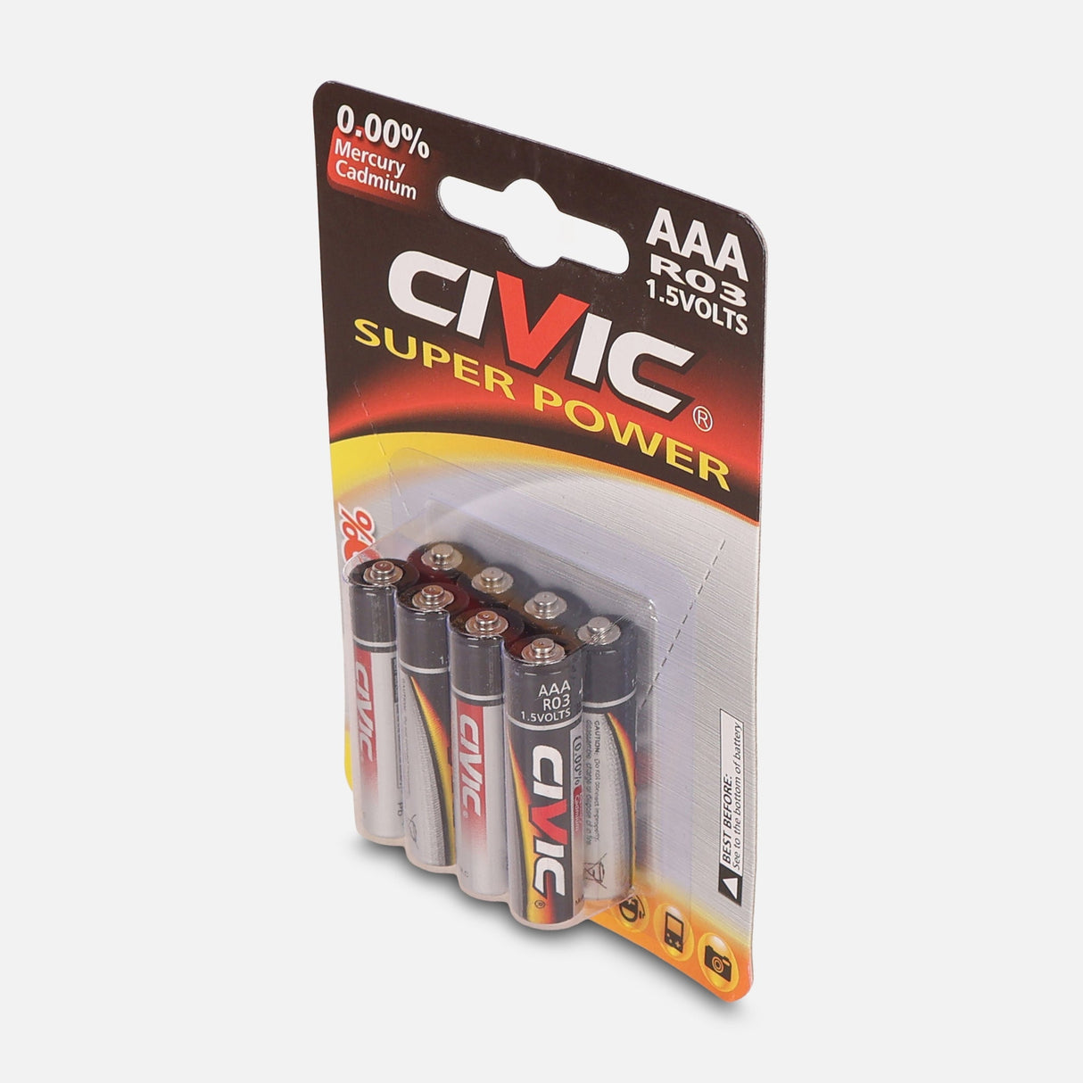 Battery R03 Aaa 8 Pieces/Card