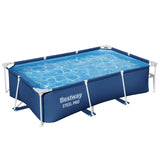 Steel Pro Rectangular Above Ground Pool 2.59 x 1.70 x 61 cm