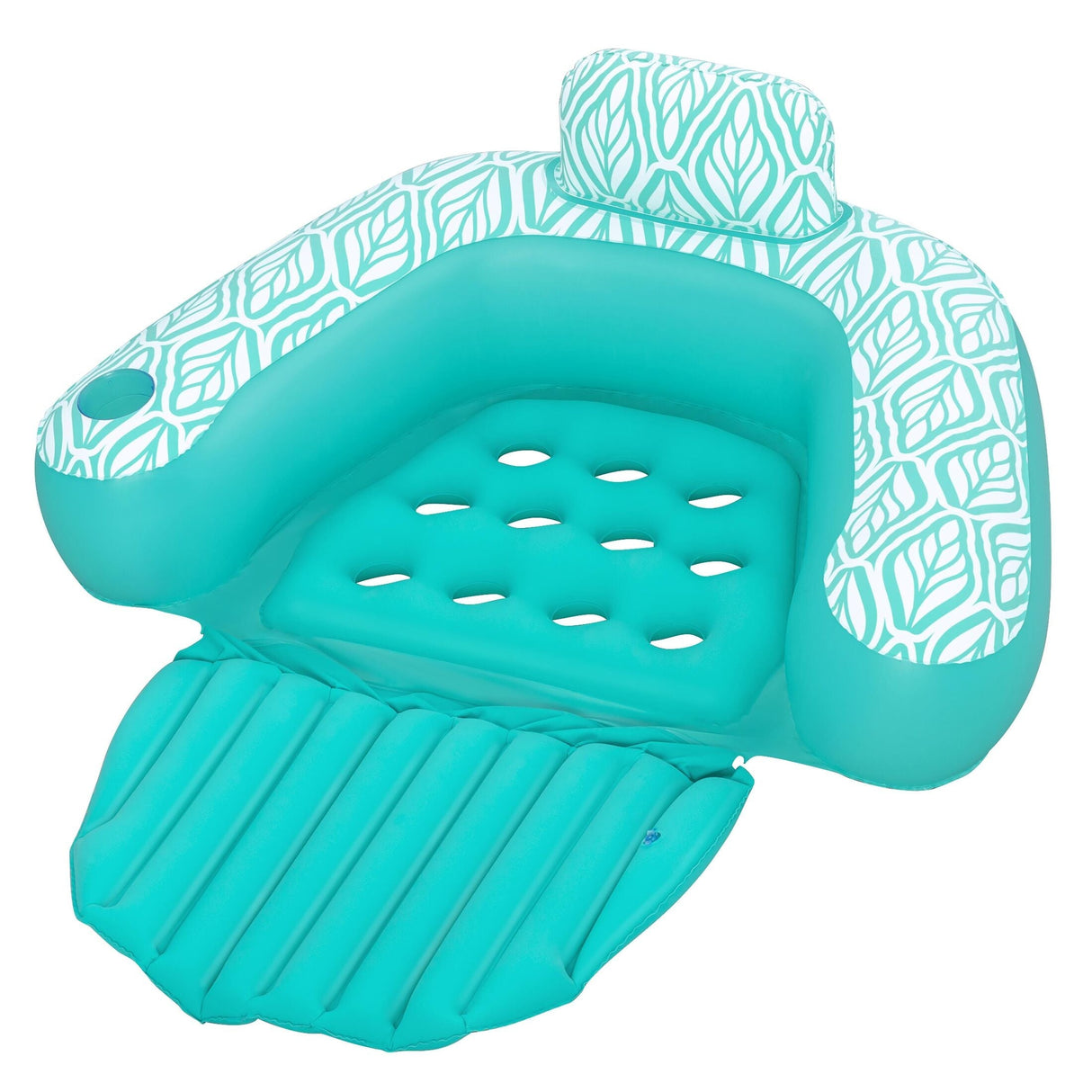 Inflatable Water Lounge Chair-Ergonomic Backrest