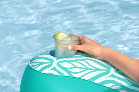 Inflatable Water Lounge Chair-Ergonomic Backrest