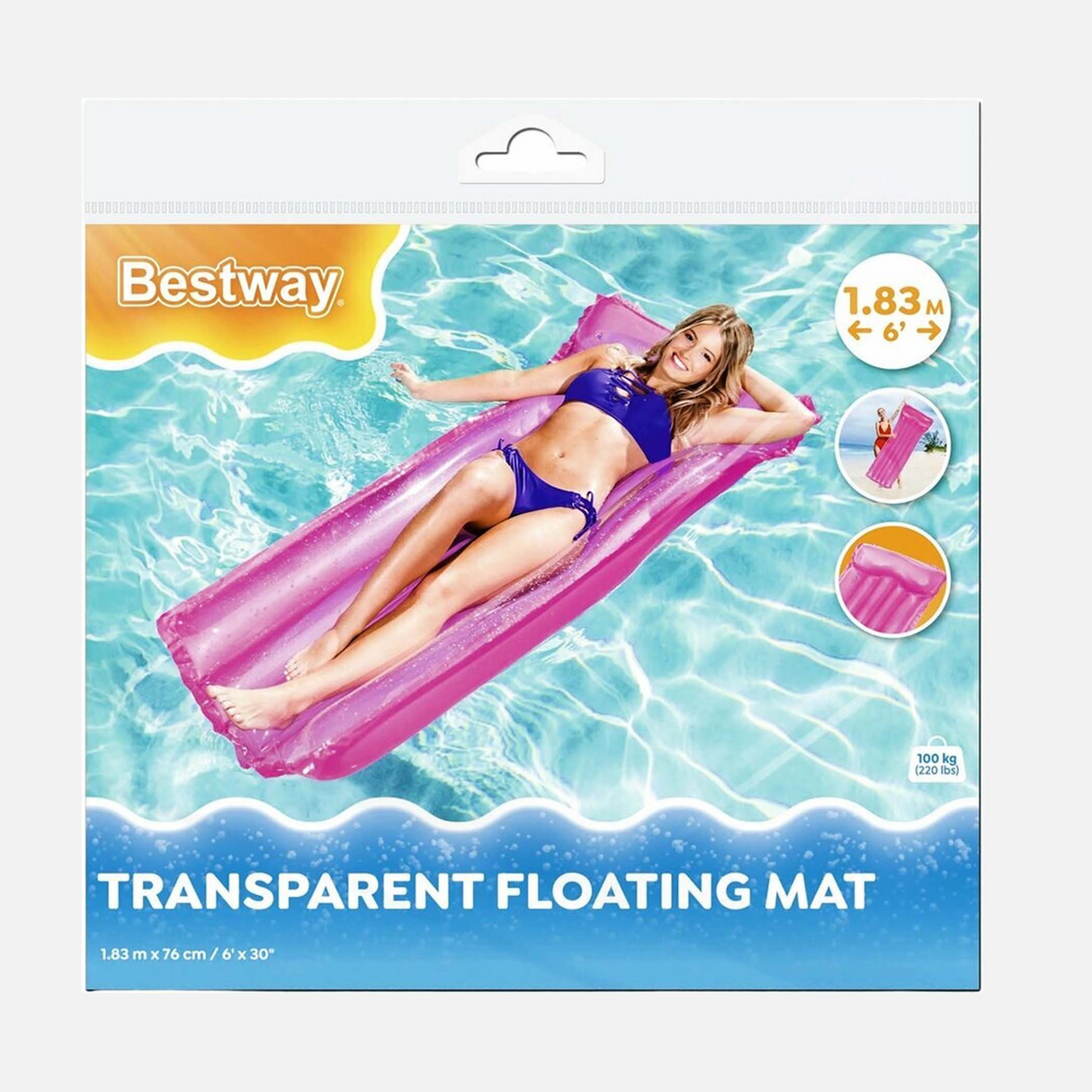 Deluxe Transparent Mat 1.83 x 76 cm
