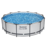 Round Pool Set Steel Pro Max - Above Ground Garden Swimming Pool