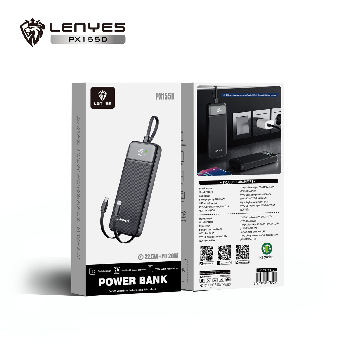 Lenyes Power Bank