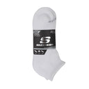 Unisex Terry Quarter Crew Socks 3 Pairs