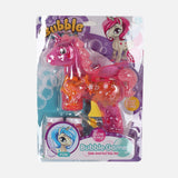 TRANSPARENT BUBBLE UNICORN W/LIGHT