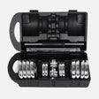 DUMBBELL SET CHROMED 15 KG