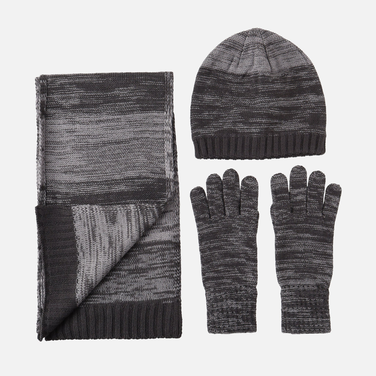 Men Cap, Scarf and Gloves Set
