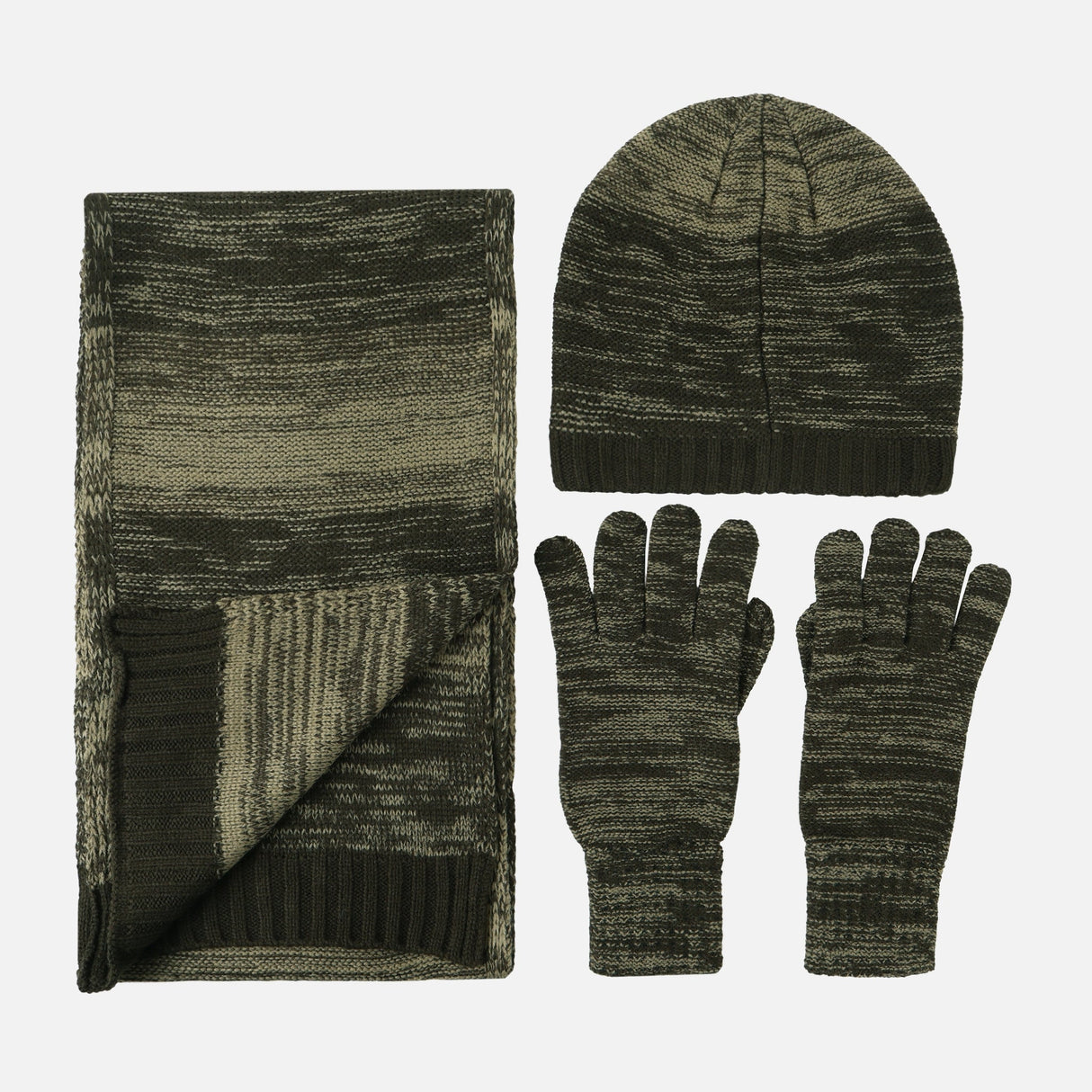 Men Cap, Scarf and Gloves Set