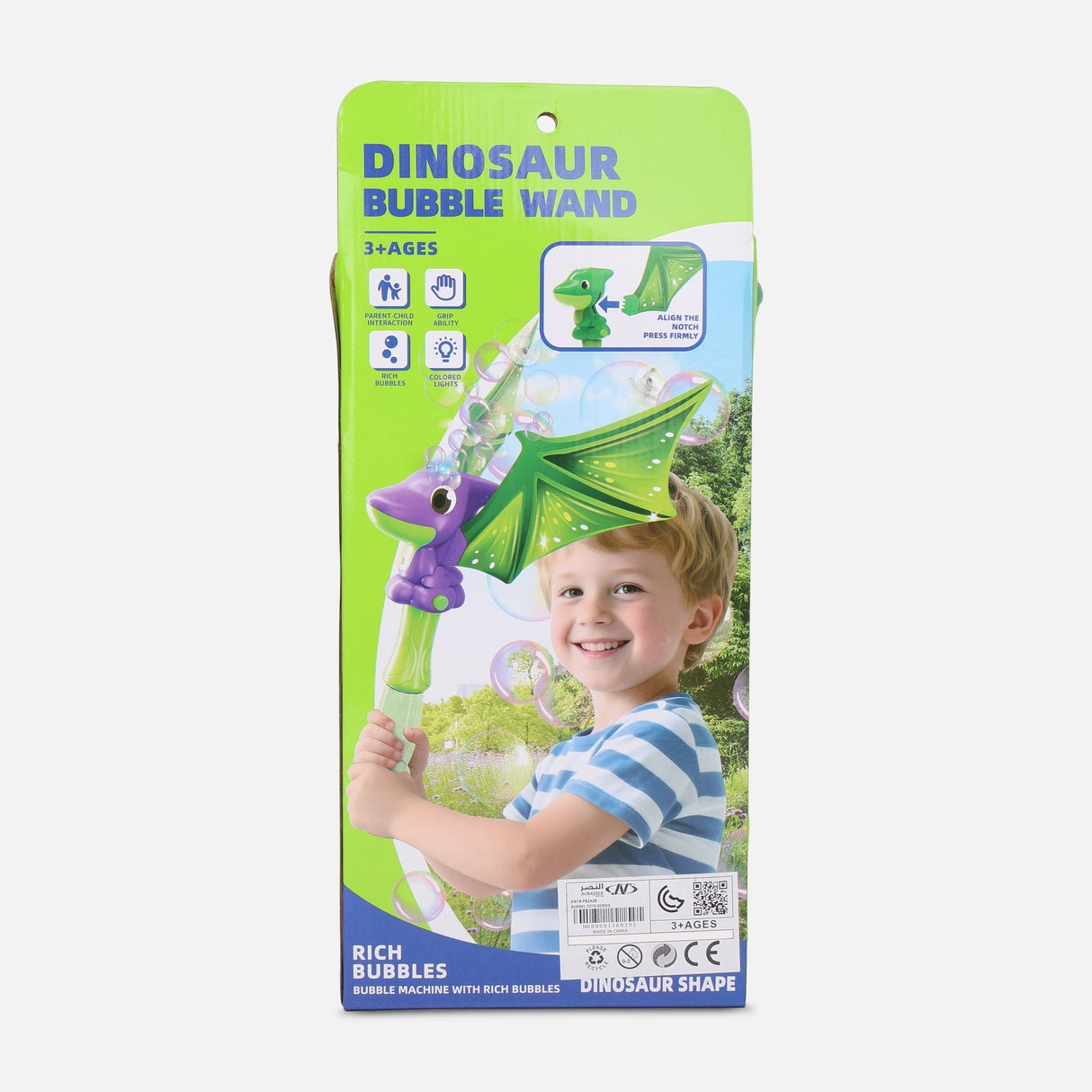 Electric Dino Bubble Toy