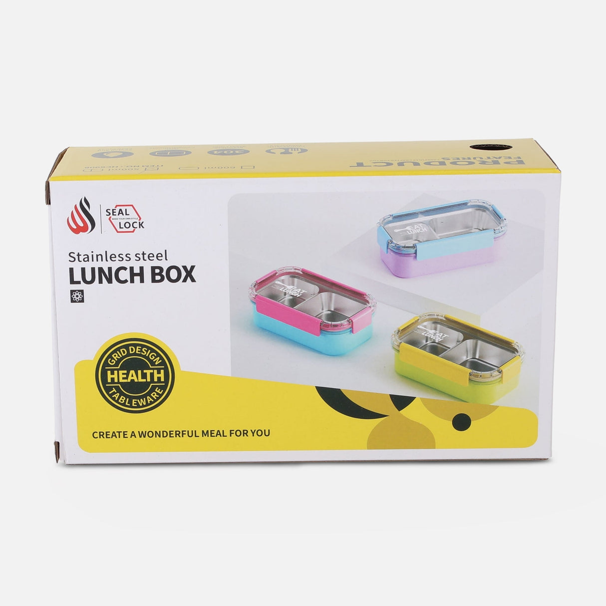 Stainless Steel Lunch Box 500 ml