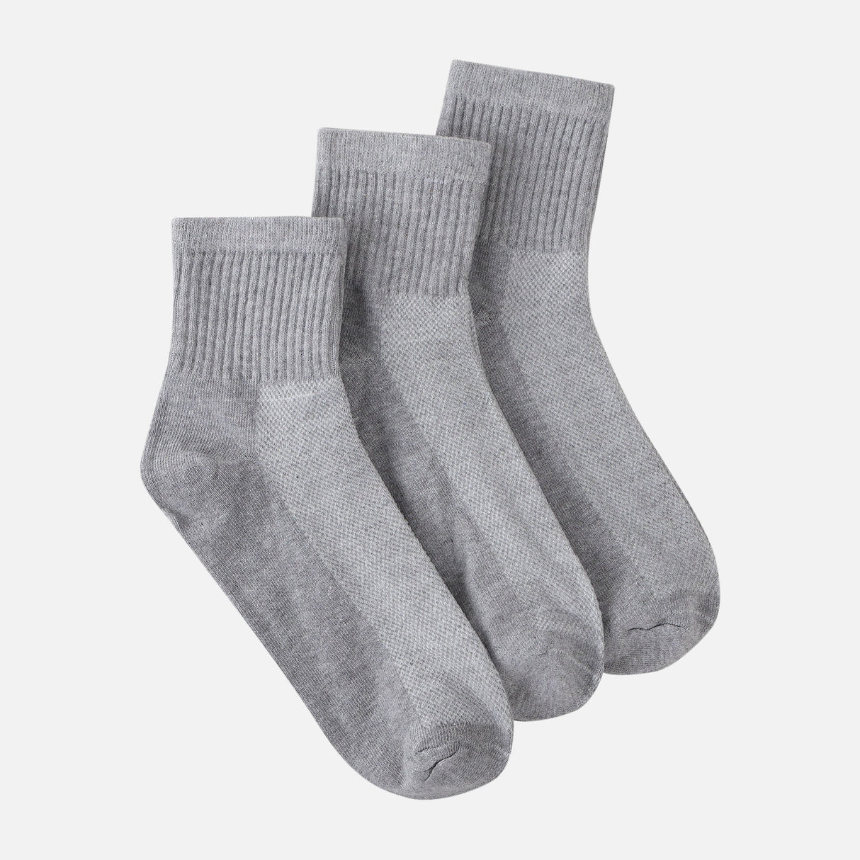 Men Quarter Sports Socks 3 Pairs