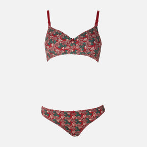 Women Padded Bra & Panty Set
