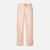 Womens Striped Pyjama Set Short Sleeve Top And Pant