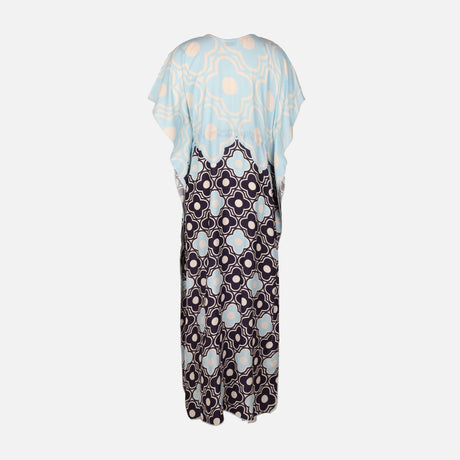 Ladies Digital Print Farasha Maxi Dress