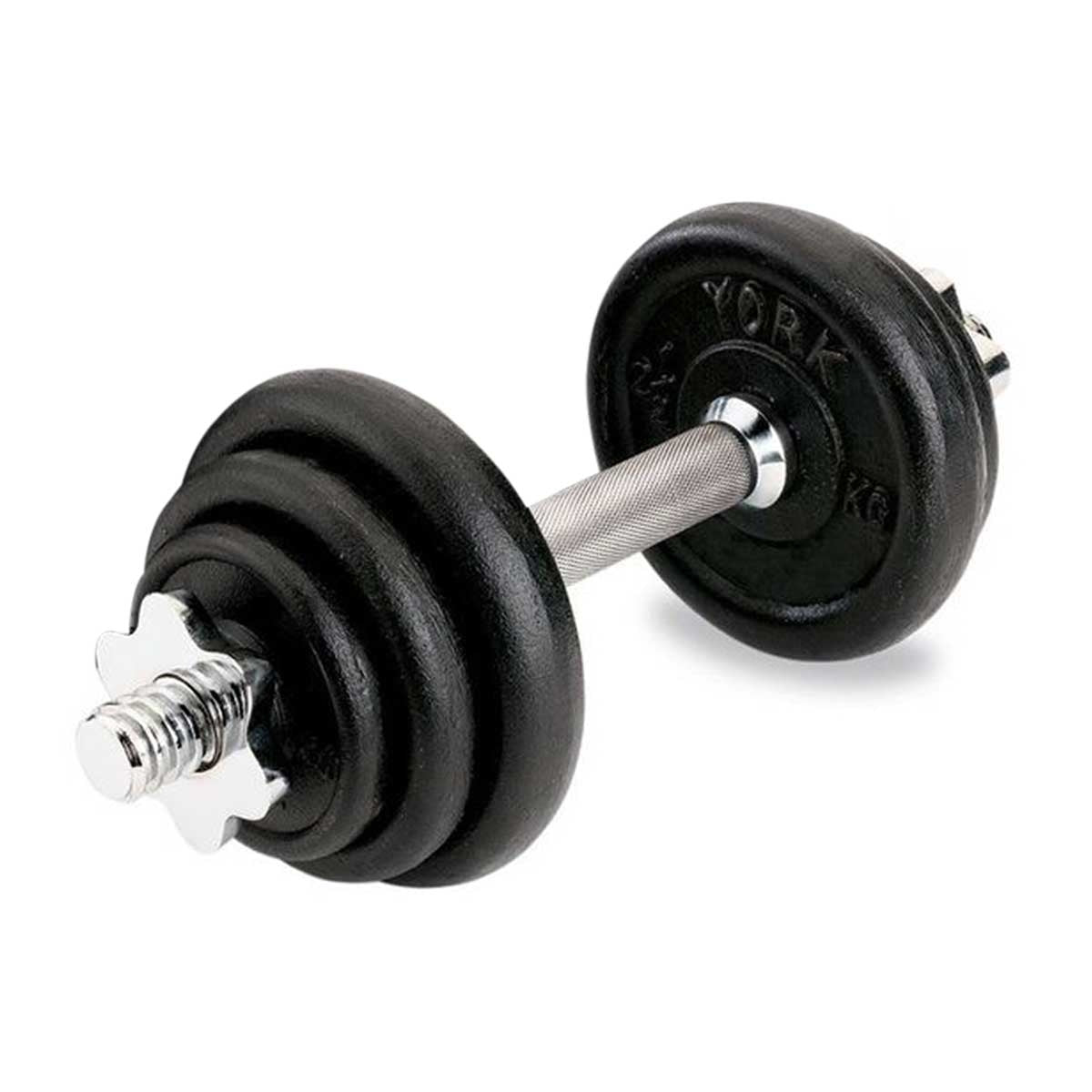 Black Painted Dumbbell 1 Piece Set (15 kg)