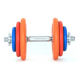 Colored Rubber Dumbbell 1 Piece( 20 kg)