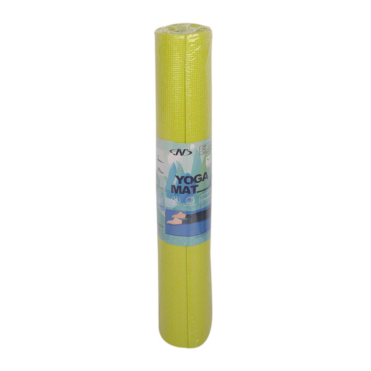 PVC Yoga Mat JY-YM402 (Lemon - 173 x 61 x 0.4 cm)