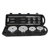 Set Silver Dumbbell Set 50 kg