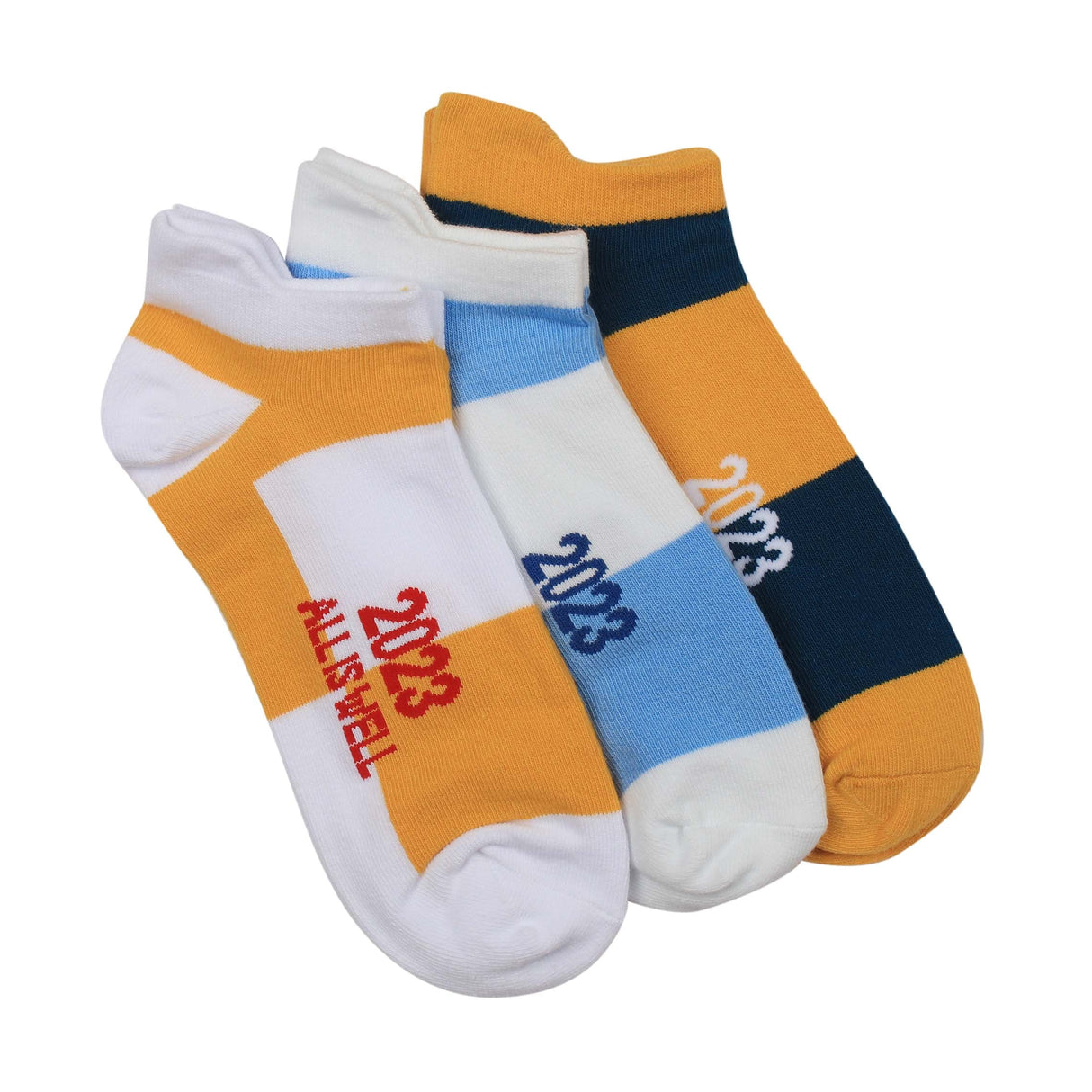 Ladies Fashion Socks 3 Pairs Free Size
