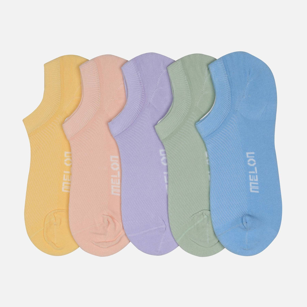 Ladies 5-PAIR No-Show Socks-Free Size